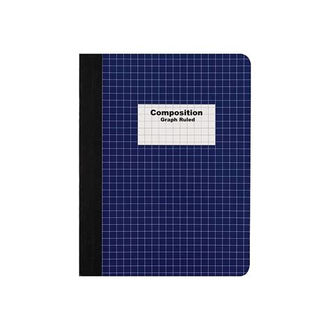 5" x 11", Navy. . Graph paper notebook walmart